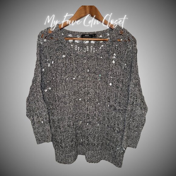 Mexx  Ladies Grey knit Sweater XL - Picture 1 of 4